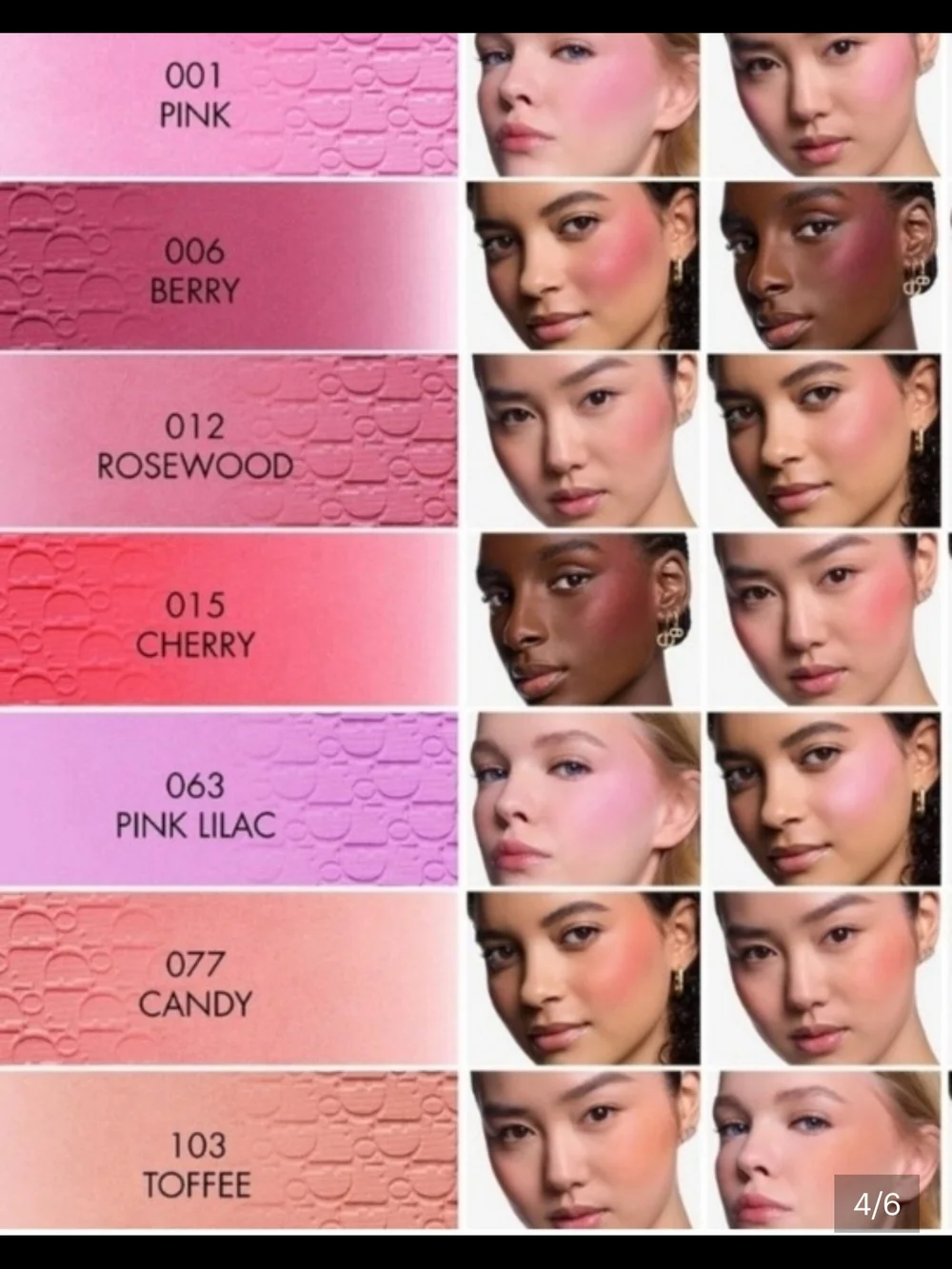 Dior Backstage Rose Glow In Pink Lilac 063 PH Activated Color